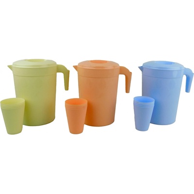MAKRO Džban plast 2,5l + 4 pohare