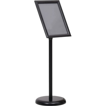 Image 1 of vidaXL A4 постер борд на стойка, черен, алуминиева сплав (51208)