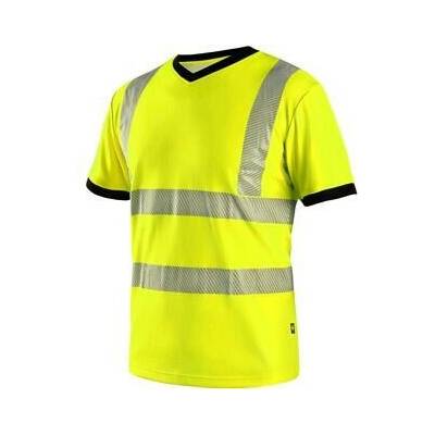Tričko CXS RIPON, pánske, žlto-čierne XL