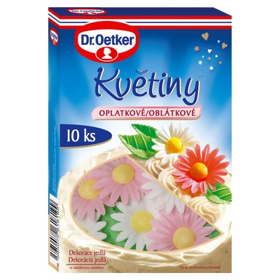 Dr. Oetker Květiny oplatkové 4 g