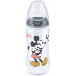 Nuk Шише със силиконов биберон NUK - First Choice, Mickey Mouse, TC, 300 ml, 6 - 18 месеца, Сиво (10741019-Сив)