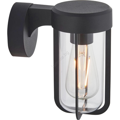 Endon Lighting 92859 - Стенно осветително тяло за баня 1xE27/6W/230V IP44 черно (EN0531)