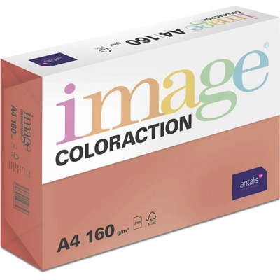 Coloraction barevný xerografický papír Image 80g A4, jahodově červená, balení 500 archů