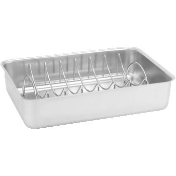 Inoxriv INOXRIV-SMART GRILL-Тава с грил решетка 36x25xh8cm (53106225) LOTTO221223IN (0118379)