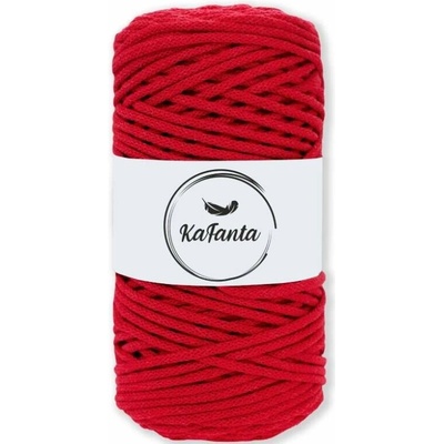 Bavlnená šnúra KaFanta 3 mm - červená