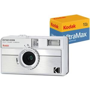 Kodak EKTAR H35N Striped Silver + Ultramax 24EXP