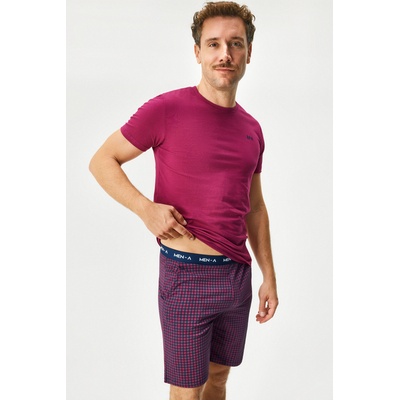 MEN-A Памучна пижама MEN-A Comfort къса (AXT_010short_pyz)