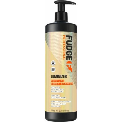 Fudge Luminizer Moisture Boost Shampoo hydratační šampon pro ochranu barvy pro barvené a poškozené vlasy 1000 ml