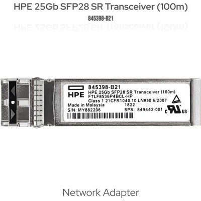 HPE 25Gb SFP28 SR 100m Transceiver 845398-B21