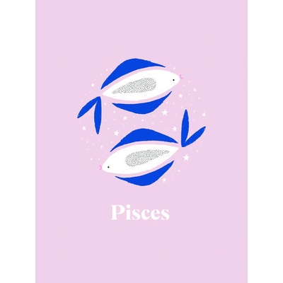 Plagát, Obraz - Whimsical Pisces Fish, Aislinn Simmonds, 30 × 40 cm