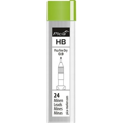 PICA Tuhy do ceruzky FINE dry 0,9mm H 24ks tvrdá