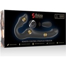 Ibiza Strapless Vibrator with Remote Control Push Button Black