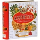 Čaje BASILUR Fruit Infusions Book Fruity Delight plech 32 x 1,8 g