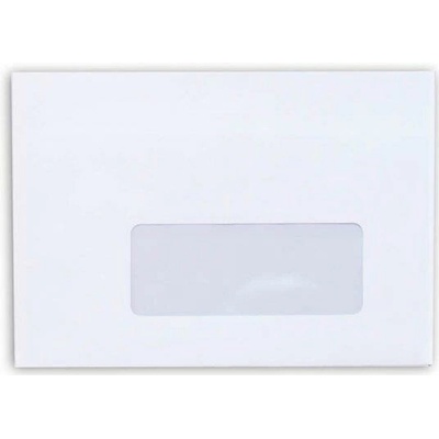 Obálka C6 samolepicí, s okénkem vpravo, 114 x 162 mm - 1000 ks
