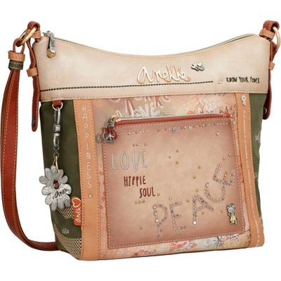 Anekke hobo crossbody kabelka Flowers
