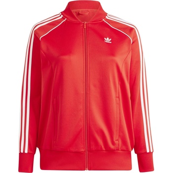 Adidas Дамско горнище Adidas Originals adidas Signature Three Stripe Track Top Womens - Red