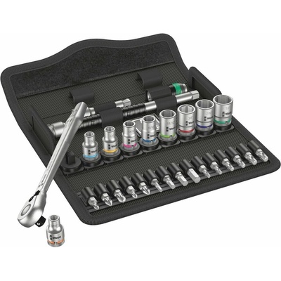 Wera Zyklop 8100 SA 11 1/4" 28 kusov | Sada kovových rohatiek