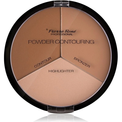 Pierre René Powder Contouring kontúrovacia paletka na tvár 23 g