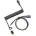 Keychron Premium Coiled Aviator Angled Cable Rainbow Plated