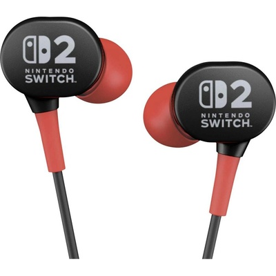 PowerA Wired Earbuds Nintendo Switch 2 Black NSHS0531-01