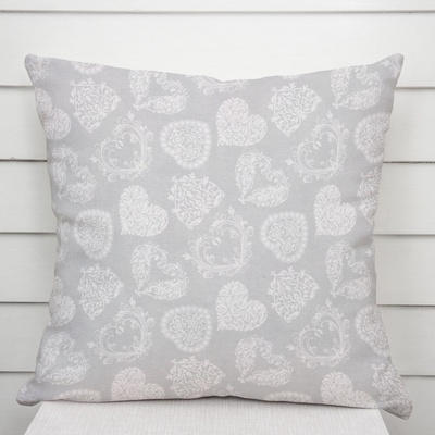 Biante PML-071 Srdce s ornamentami na sivom 30 x 50 cm