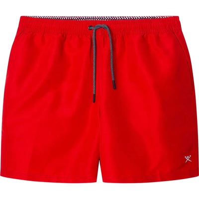 Бански гащета Hackett Icon Solid swimming shorts - Red (Pop Red)