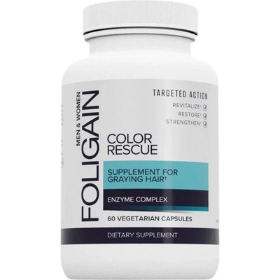 FOLIGAIN Color Rescue | Supplement For Graying Hair [60 капсули]