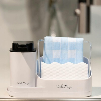 Vialli Design Kuchyňský organizér DUO bílý
