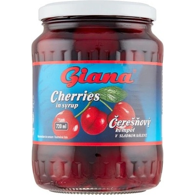 Giana Čerešňový kompót v sladkom náleve 690 g