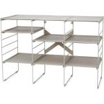 Joseph Joseph Регулируем рафт за обувки Joseph Joseph 55009, 12 чифта, 3 рафта, Стоманена основа, Екрю (55009)
