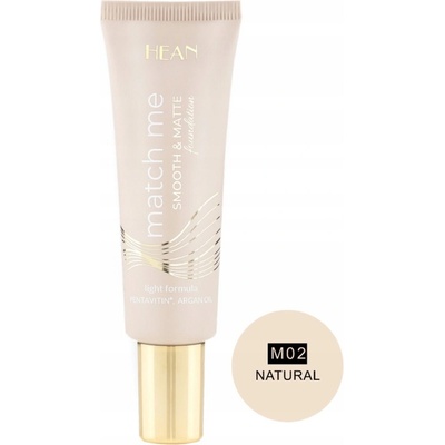 Hean Match Me make-up na obličej M02 natural, 25 ml