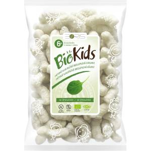 BioKids Био царевичен снакс със спанак за деца, 55 g (2108242)
