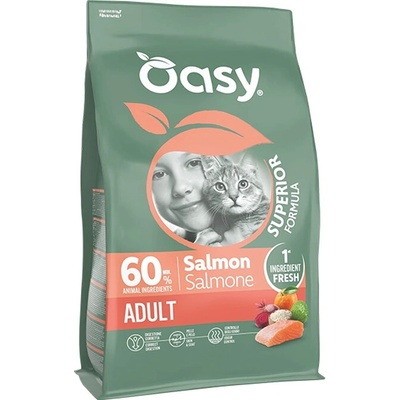 Oasy Cat Superior Adult Salmon 1,5 kg