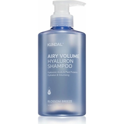 Kundal Airy Volume Hyaluron Shampoo hydratačný šampón pre objem a lesk 500 ml