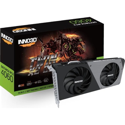 Inno3D GeForce RTX 4060 TWIN X2 OC 8GB GDDR6 (N40602-08D6X-173051N)