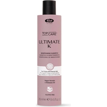 Lisap Top Care Ultimate K Maintaining Shampoo - šampón pre neposlušné krepaté vlasy 250 ml