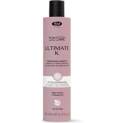 Lisap Top Care Ultimate K Maintaining Shampoo - šampón pre neposlušné krepaté vlasy 250 ml