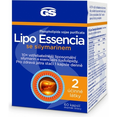 GS Lipo Essencia se silymarinem 60 kapsúl