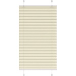 vidaXL Плисирана щора Крем 75x150 cm Ширина на плата 74, 4 cm (4015291)