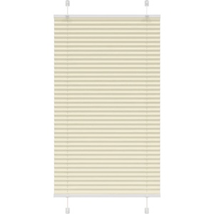 vidaXL Плисирана щора Крем 75x150 cm Ширина на плата 74, 4 cm (4015291)
