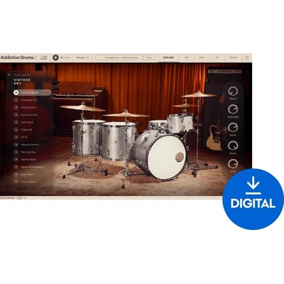 XLN Audio Addictive Drums 2: Dead & Dry Collection Digitální produkt – Zboží Živě