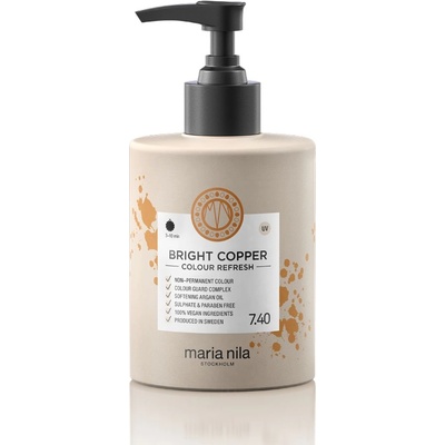 Maria Nila Colour Refresh 300 ml боядисваща маска 7.40 Bright Copper