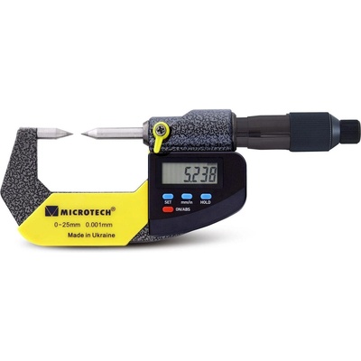 Microtech Electronic Дигитален микрометър с остри наковални Microtech CertiMet POINT - 25-50 мм, 0, 001 мм (110450501)