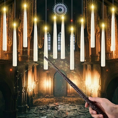 žiadna značka Svietnik s 12 plávajúcimi sviečkami 16,90 cm