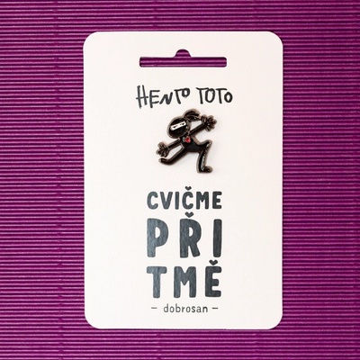 Hento Toto odznak/pin Dobrosan – Zboží Dáma