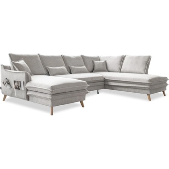 Miuform Бежов разтегателен ъглов диван (десен ъгъл/"U" форма) Charming Charlie - Miuform (1741ETS501)