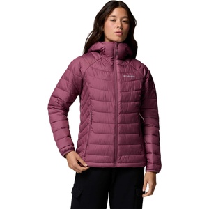 Columbia Powder lite hooded jacket винен, сребърно xl (2089391551)