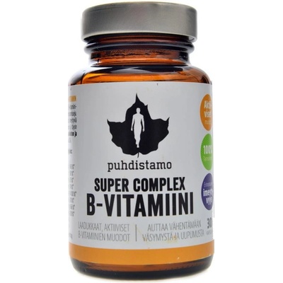 Puhdistamo Super Vitamin B Complex 30 kapsúl