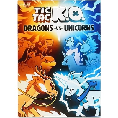 TeeTurtle Tic Tac KO Dragons VS Unicorns
