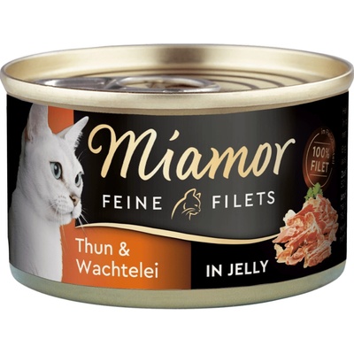 Miamor Feine Filets Adult tuniak s prepeličími vajcami v želé 100 g